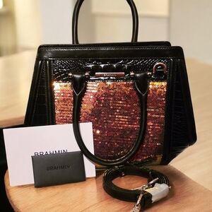 Brahmin NWT Small Arden Multi Shimerda Satchel